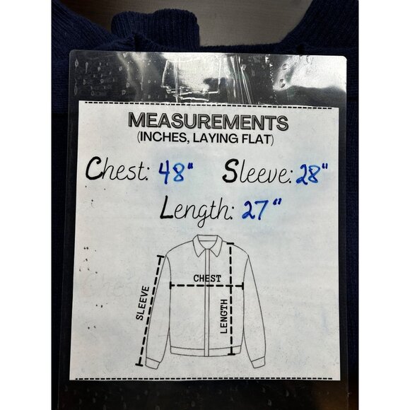 Vintage Claybrooke Sweater Mens Large Shetland Wool Blue Preppy Classic Timeless - Picture 5 of 8